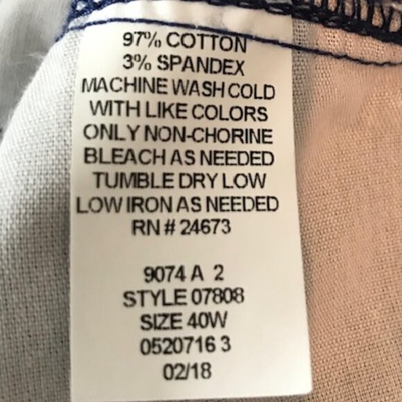 SADDLEBRED Men's Flat Front Walking Shorts Waist Size 40 - Picture 5 of 7